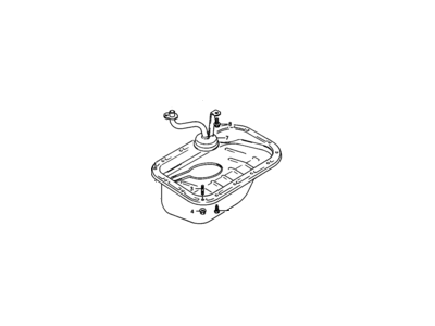 Chevrolet Sprint Oil Pan - 96060011