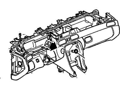 GM 25724013 Panel Asm,Instrument *Shale