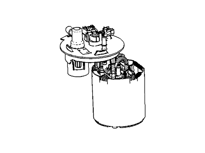 GM 13592648 Fuel Tank Fuel Pump Module Kit (W/O Fuel Level Sensor)