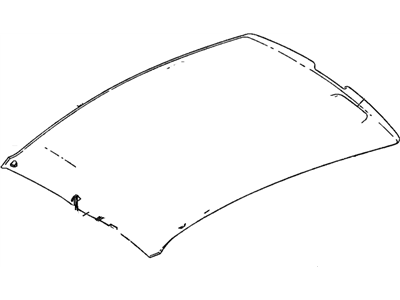 GM 22590627 Panel Assembly, Headlining Trim Finish *Graphite