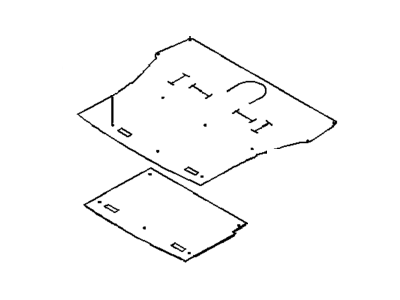 GM 96418310 Panel,Load Floor Rear