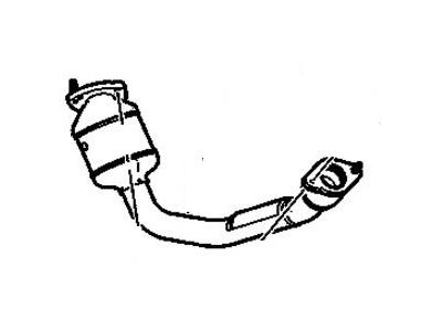 2007 Pontiac G6 Catalytic Converter - 25881480