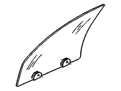 10260507 GM Front Side Door Window Illustration 1 of 1