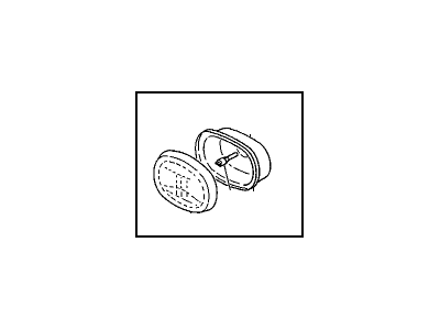 GM 97043043 Housing,Front Fog Lamp