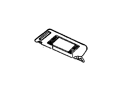 GM 12373799 Sunshade Assembly, Right <Use 1C3J