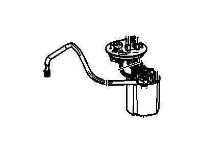 GM 13578368 Fuel Tank Fuel Pump Module Kit (W/O Fuel Level Se