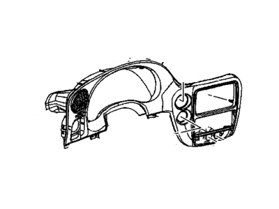 GM 10355823 Plate,Instrument Panel Accessory Trim