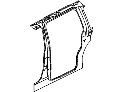 GM 12369545 Frame Assembly,Body Side (Swb, Left, W/O Dr)