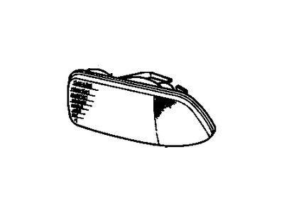 1999 GMC Jimmy Headlight - 16525634