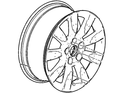 GM 19208370 Wheel Kit,Aluminum