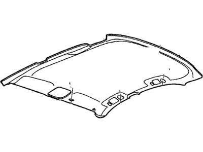 GM 15818575 Panel Assembly, Headlining Trim *Light Ttnum