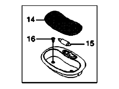 GM 96981053 Lamp Asm,Dome