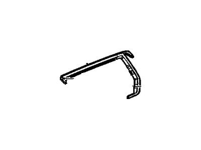 GM 23193180 Molding Assembly, Rear Side Door Window Upper Reveal