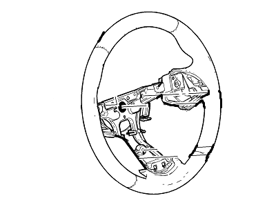 GM 23486867 Steering Wheel Assembly *Cashemere