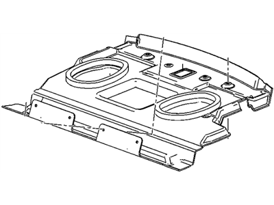 GM 9014368 Cover, Rear Window Trim Panel Speaker Opening