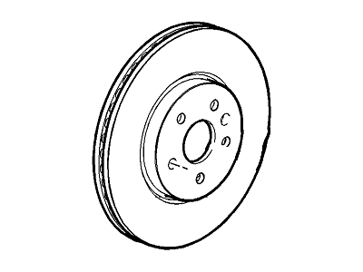 GM 13502060 Front Brake Rotor (Coated)