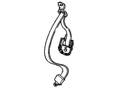1992 Oldsmobile Bravada Seat Belt - 15636989