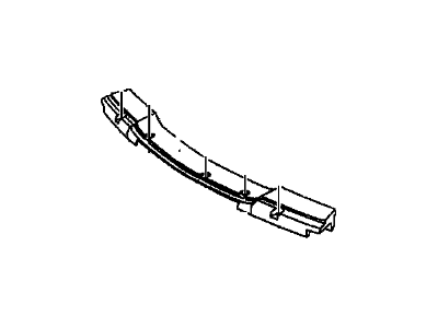 GM 25632582 Support, Front Bumper Fascia