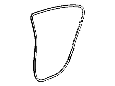 2010 Buick Allure Door Seal - 23493721