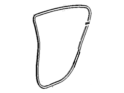 GM 23493721 Weatherstrip Assembly, Rear Side Door (Body Side)