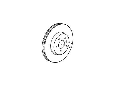 GM 13578074 Front Brake Rotor