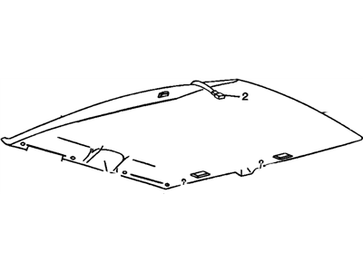 GM 12373602 PANEL, Roof Headlining