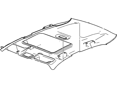 GM 22872513 Panel, Headlining Trim *Titanium