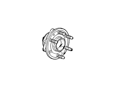 GM 20971870 Hub Assembly, Front Wheel (W/ Wheel Speed Sensor)