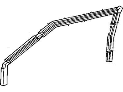 GM 22550641 S/Strip, Front Door Glass Run Channel Front