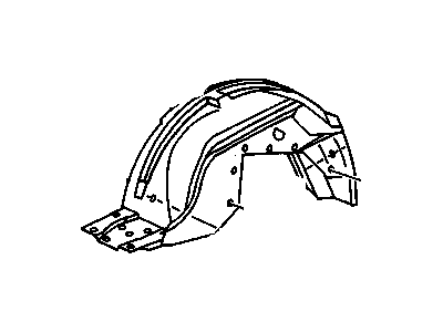 GM 10250333 Panel, Front Wheelhouse