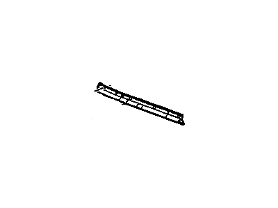 GM 20835979 Weatherstrip, Rear Side Door Lower Auxiliary