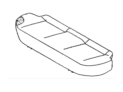 GM 96413948 Pad Asm,Rear Seat Cushion