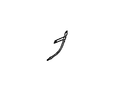 1987 Oldsmobile Calais Dipstick Tube - 25531508