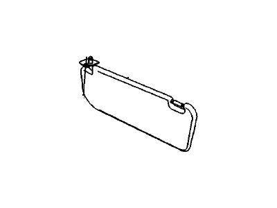 96448401 GM Sunshade Assembly Illustration 1 of 1