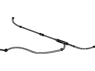 1986 Oldsmobile Calais Parking Brake Cable - 25523078