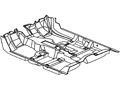 GM 22686922 Carpet Assembly, Floor Panel *Very Dark Gray