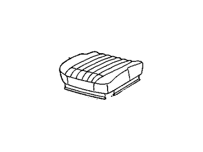 12543265 GM Cushion,Dr Seat(W/Cover) Illustration 1 of 1