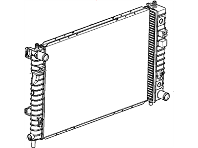 2009 Chevrolet Equinox Radiator - 19130404