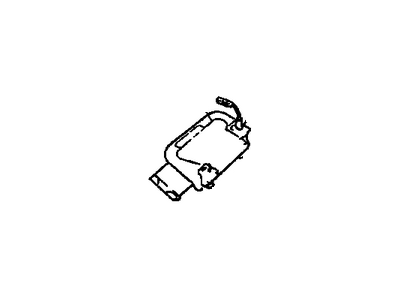 GM 12536331 Support Assembly, Sunshade Lh Outer *Dark A*Blue