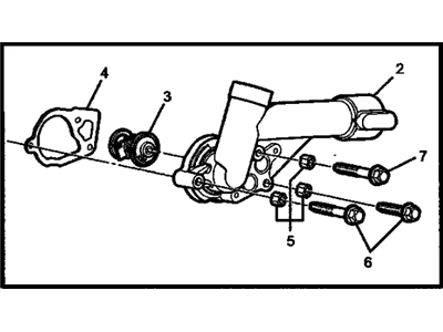 GM 92249137 Housing,Engine Coolant Thermostat