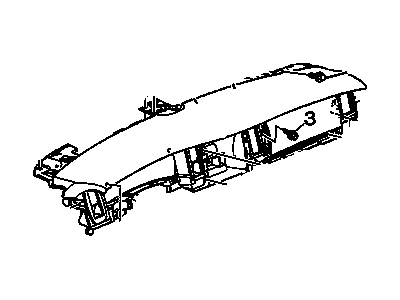 GM 25691930 Panel Assembly, Instrument *Neutrl M D