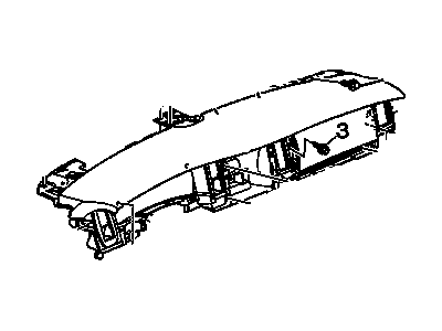 GM 25667715 PANEL, Instrument Panel