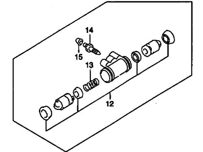 GM 91175624 Cylinder,Rear Brake (LH)