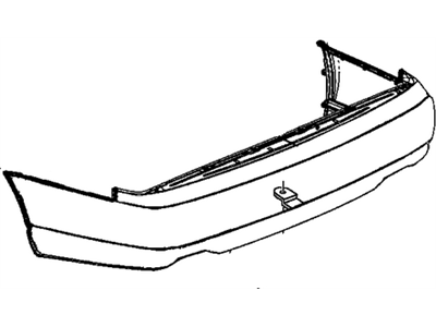 GM 19151272 Rear Bumper, Cover