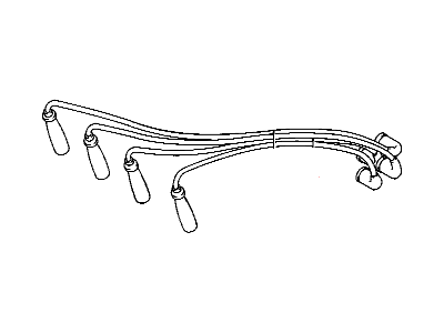 Chevrolet Metro Spark Plug Wires - 96068900