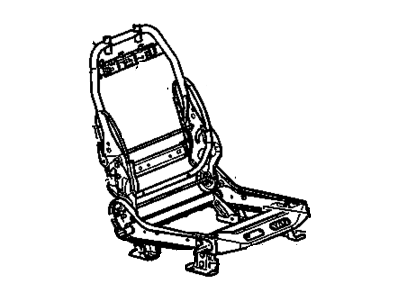 GM 15850051 Frame Assembly, Passenger Seat 2Way Fold Flat
