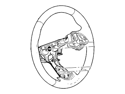 GM 22965036 Steering Wheel Assembly *Brownstone