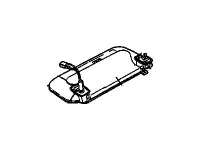 GM 12374016 SUNSHADE, Windshield Sunshade