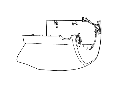 GM 92290200 Cover,Instrument Panel Steering Column Lower Trim