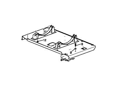 GM 52372514 Support Assembly, Cng Tank